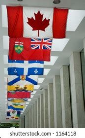 Flags All Canadian Provinces Stock Photo 1164118 | Shutterstock