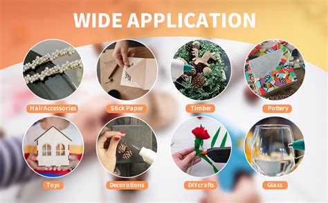 Amazon Matuff Mini Hot Glue Gun Sticks Pcs Clear Hot Glue Sticks Dia X Long