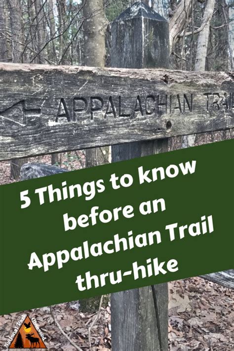 5 Things To Know Before Planning An Appalachian Trail Thru Hike