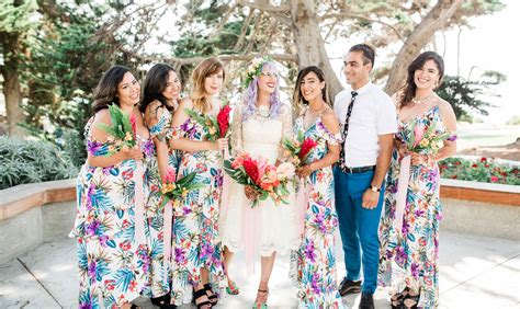 Talk About Tropical: Colorful Tiki Bar-Themed Wedding in San Diego ...