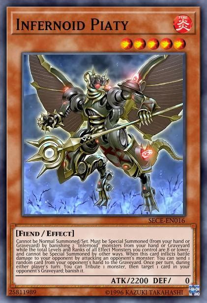 Infernoid Piaty Decks And Tips Yugioh Duel Links Gamea