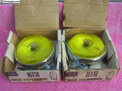 TheSamba VW Classifieds NOS Marchal 810 Yellow Fog Lights