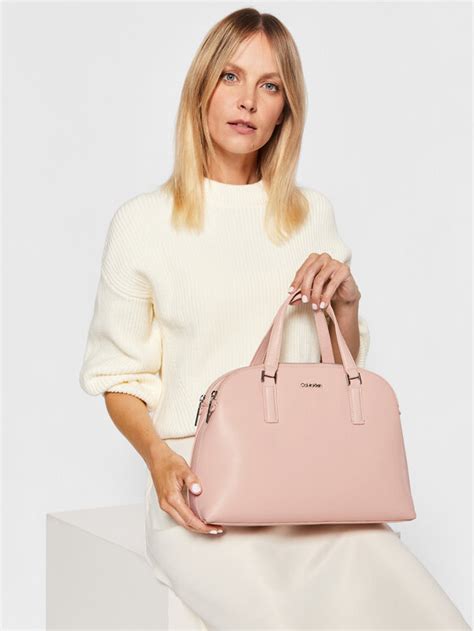 Calvin Klein Borsetta Ck Must Dome Tote K60K609612 Rosa Modivo It