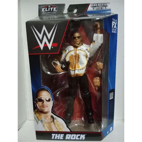 Mattel Wwe Elite Greatest Hits Series The Rock Dwayne Johnson