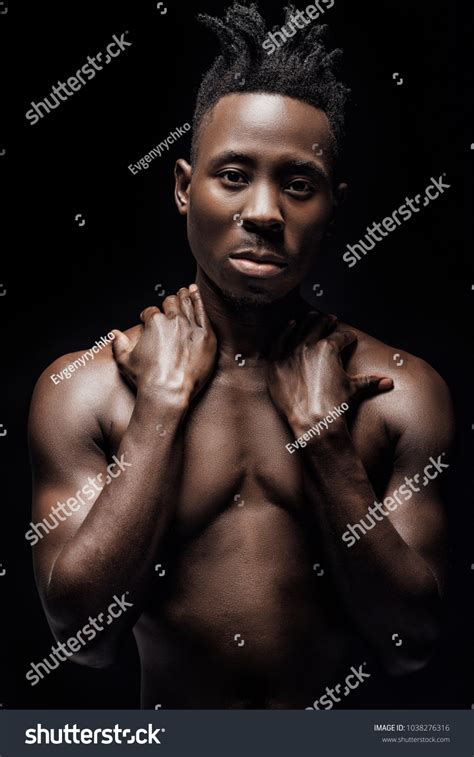 Portrait Sexy Nude Africanamerican Man On Stock Photo Shutterstock