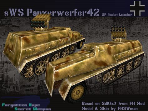 Panzerwerfer 42 | Forgotten Hope Secret Weapon Wiki | FANDOM powered by Wikia