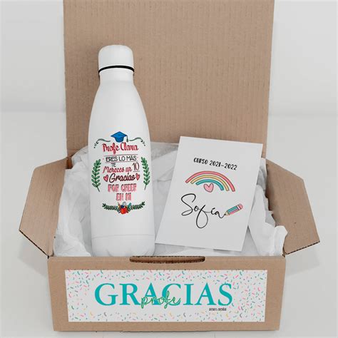 Botella Personalizada Profe Eres Lo M S T Personalizas