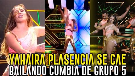 Yahaira Plasencia Tuvo Fuerte Ca Da Bailando Cumbia En La Semifinal De