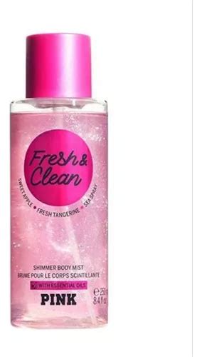 Body Splash Pink Victorias Secret Fresh And Clean Brilho 250ml Frete