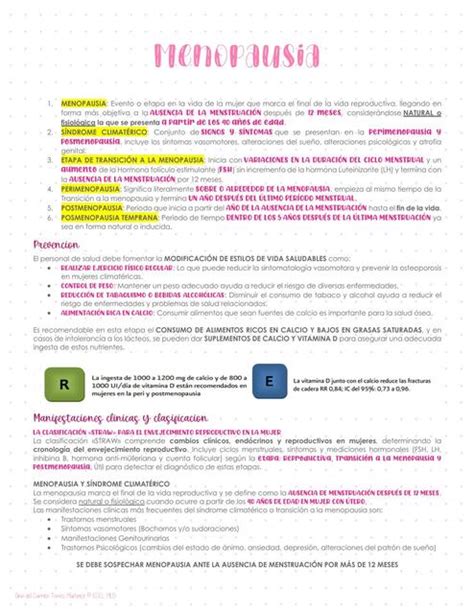 Menopausia MEDNOTES ANA UDocz