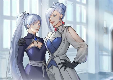 Rwby Fanart Rwby Wallpaper Weiss Schnee Winter Schnee Weiss And Winter Schnee Sisters