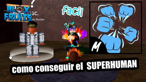 Como Conseguir El Superhuman En Blox Fruits YouTube