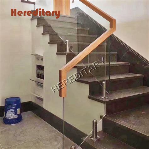 Modern Stainless Steel Spigot Railing And Glass Spigot Balustrade For