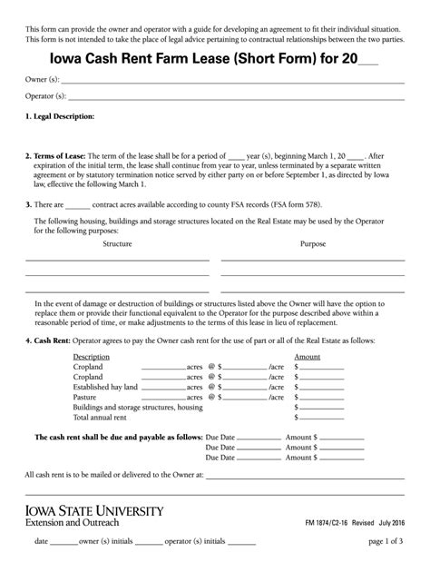 Farm Land Lease Agreement Template Sfiveband