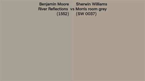 Benjamin Moore River Reflections 1552 Vs Sherwin Williams Morris Room