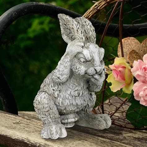 Our Cute But Confused Garden Bunny Statue Will Steal Your Heart Hes