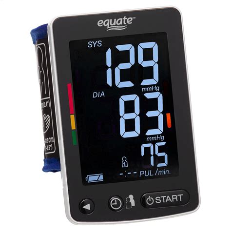 Equate Bp Wrist Blood Pressure Monitor With Bluetooth Walmart