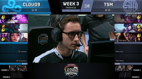 C Vs Tsm Week Day Na Lcs Summer Cloud Vs Team Solomid