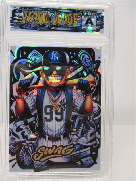 2024 Aaron Judge Swag Ice Refractor Digital Sport Toonz Zx2 Rc EBay