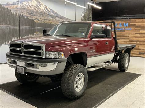 2002 Dodge Ram 2500 4dr Slt 4x459l Diesel6 Speed Lifted Flat Bed