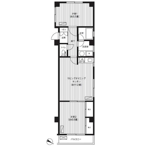 サクラマンション 東京都中野区本町5 155万円／2ldk 洋68 洋65 Ldk112／5542㎡｜賃貸物件賃貸