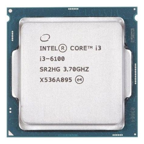CPU Intel Core i3 6100 (3.70GHz, 3M, 2 Cores 4 Threads) TRAY