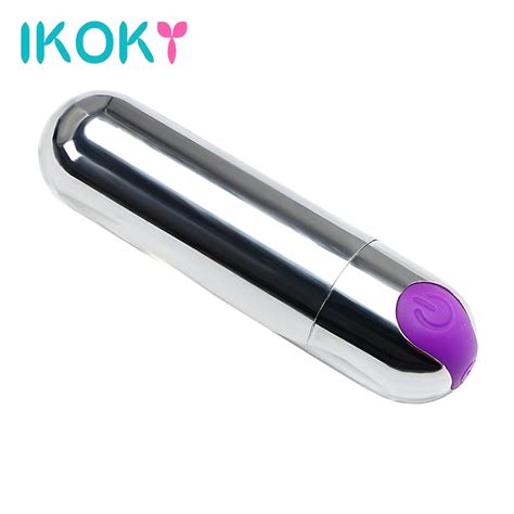 IKOKY 10 Speed USB Rechargeable G Spot Massager Mini Bullet Vibrator