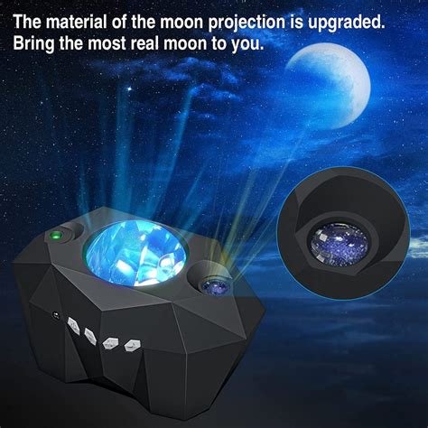 Galaxy Projector Light Aurora Borealis Star Night Light For Bedroom