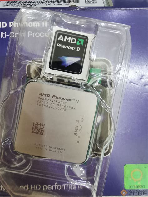 AMD AM3 Phenom II X4 925 2 8 GHz Quad Core Overclockzone ชมชนคน