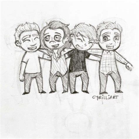 1d Pencil Sketch How Cute ♥ One Direction Drawings One Direction