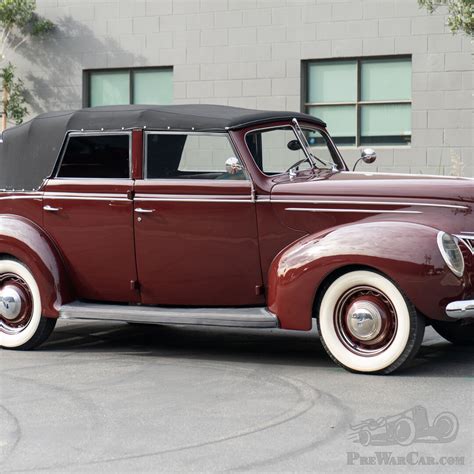 Car Ford Deluxe Four Door Phaeton Convertible 1939 For Sale PreWarCar