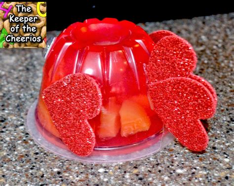 Fish Jello Fruit Cup Valentine The Keeper Of The Cheerios