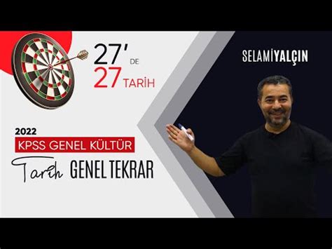 15 OSMANLI TARİHİ IV KPSS GENEL KÜLTÜR TARİH GENEL TEKRAR KAMPI