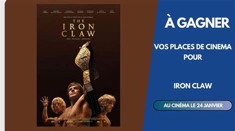 À GAGNER Vos places de cinéma pour le film Iron Claw