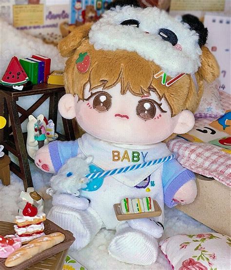 20cm Kpop Bangtan Boy Plush Dog V Doll Toy Tae Hyung Original【without