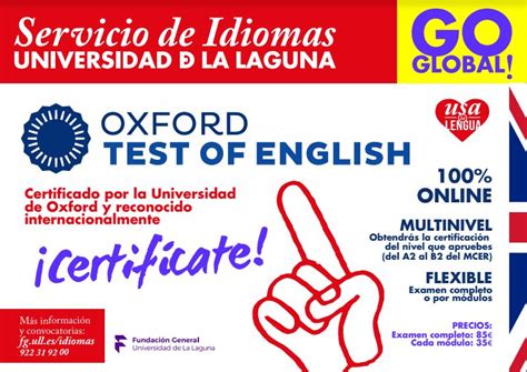 Oxford Examen En Tenerife Servicio De Idiomas La Laguna Tenerife