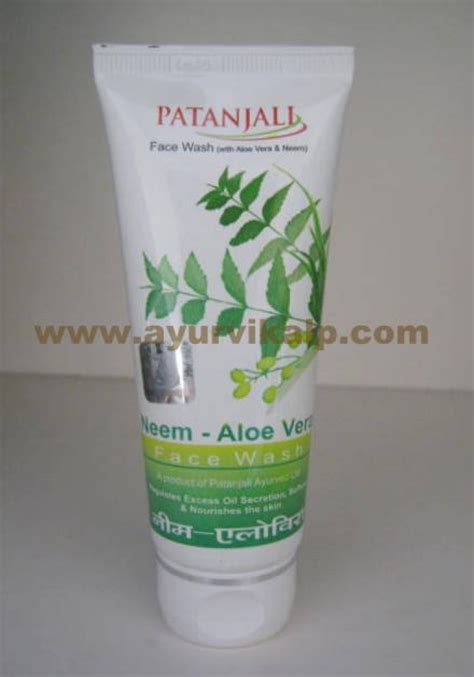 Patanjali Neem Aloevera Face Wash 60g For Nourishes The Skin