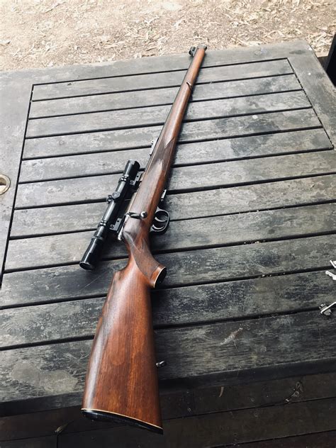 Krico Full Wood 22lr With Pecar Scope Rguns