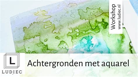 Achtergrond Maken Met Aquarelverf Deel 1 YouTube