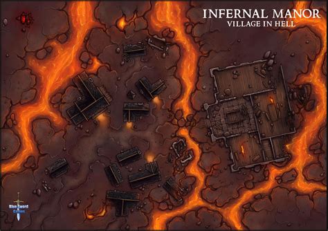 Oc Infernal Manor Village Map R Dnd