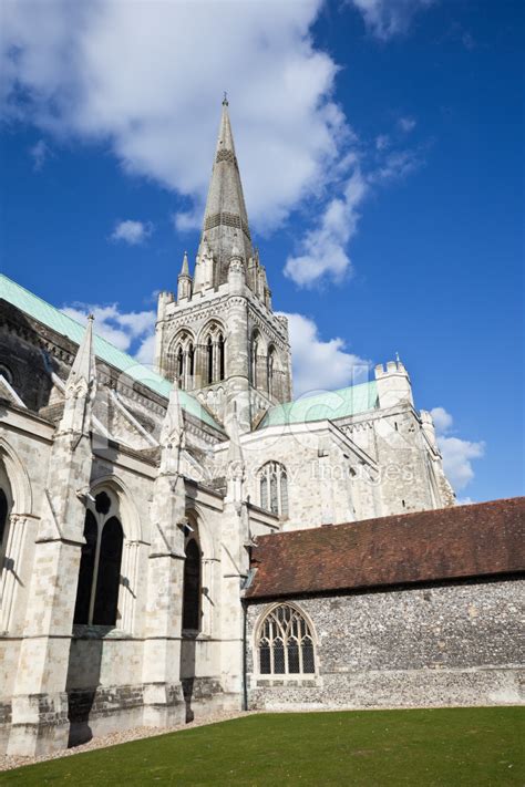 Cathedral In Chichester England Stock Photo Royalty Free Freeimages