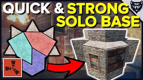 RUST Base Design 2020 Strong Easy Solo Base Rust Base Building