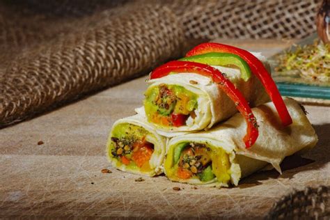 4 Deliciosos Wraps Vegetarianos Mejor Con Salud