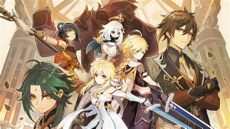 Геншин постер (26 фото)