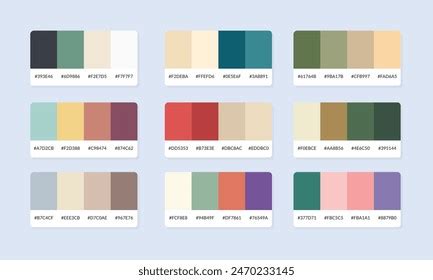 Pantone Colour Palette Catalog Samples Color Stock Vector (Royalty Free ...