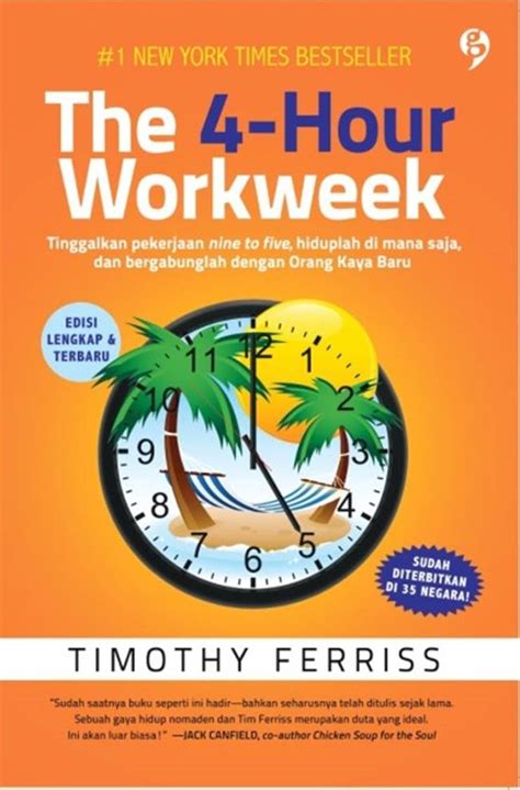 Jual Buku The 4 Hour Workweek Edisi Lengkap And Terbaru Karya Timothy