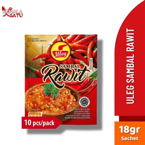 Jual Sambal Sambel Uleg Rawit Finna Sachet Shopee Indonesia