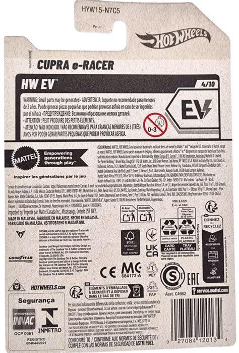 Hot Wheels Cupra E Racer Mainline Hw Ev