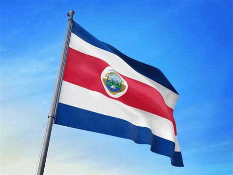 Costa Rican Flag Svg