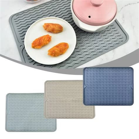 TAPIS DE S CHAGE Pliable En Silicone Pour Drainage Efficace De L Eau